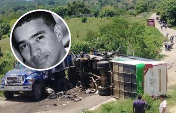 El impacto le costó la vida a él y a una alumna de 14 años, pero evitó una masacre sobre las carreteras de Sucre. FOTO: Tomada de redes sociales y cortesía