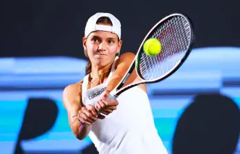 La tenista antioqueña Emiliana Arango ganó en Guadalajara y avanzó a cuartos de final. FOTO EC