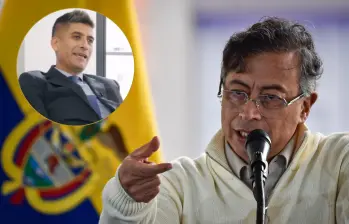 El presidente Gustavo Petro vinculó al fiscal Mario Burgos con carteles de narcotráfico. Foto: captura de video y Colprensa