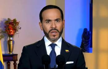 El presidente Abelardo de la Espriella dio su alocución desde la sede presidencial de Barranquilla. Foto: Captura de video.