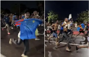 República Democrática del Congo se convirtió en la décima selección africana clasificada al Mundial, en el que hará parte del Grupo K junto a Colombia, Portugal y Uzbekistán. FOTO: Captura de video de redes sociales @BilleteAl25376