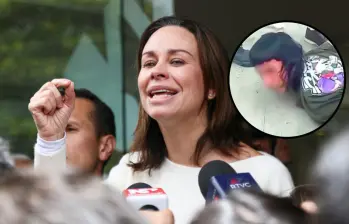 María Claudia Tarazona habló sobre el joven de 15 años señalado de disparar el arma contra Miguel Uribe. Fotos: Colprensa y captura de video. 