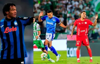 El futbolista antioqueño Juan Guillermo Cuadrado terminó contrato con el Atalanta de Italia y se encuentra en territorio nacional. FOTOS: EL COLOMBIANO Y GETTY