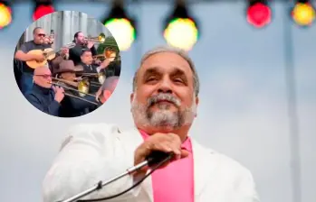 Willie Colón fue despedido por sus seguidores con los compases de La Murga de Panamá. Foto: Afp y pantallazo de redes sociales