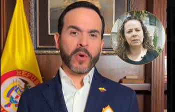 Abelardo de la Espriella, candidato presidencial, y Adriana Cely, hermana de Rosa Elvira. Foto: capturas de video