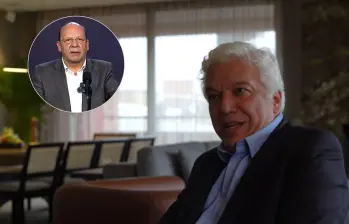 El ministro de Hacienda, Germán Ávila, anunció denuncia contra Carlos Alonso Lucio. Foto: Colprensa y captura de video