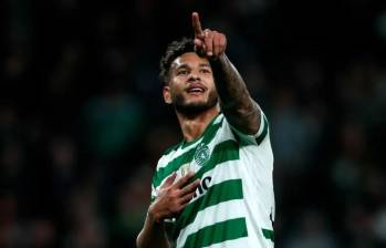 Pese a sumar cinco partidos sin marcar y enfrentar cuestionamientos sobre su estado físico, el delantero colombiano fue la pieza clave en el esquema defensivo que instaló al Sporting de Lisboa en la final de Copa. FOTO: Tomada de redes sociales @SportingCP