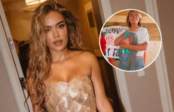 La artista Karol G fue vista con un nuevo look en un evento de su fundación en La Guajira. Fotos: @karolg y @concorafundacion