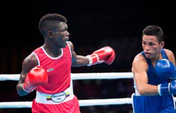 El colombiano Yuberjen Martínez fue medallista de plata en los Juegos Olímpicos de Río-2016. FOTO: Colprensa