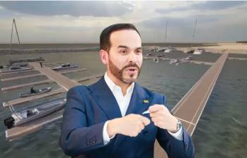 El presidente Abelardo de la Espriella hablará en Riohacha del proyecto de la marina para la ciudad, una deuda pendiente. Foto: Cortesía/EL COLOMBIANO.