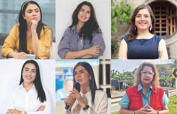 De izquierda a derecha y de arriba a abajo: Yulieth Sánchez, Hannah Escobar, Alejandra Sánchez, Verónica Estrada, Marcela Eusse, Yucelly Rincón