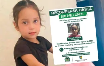 Michelle Dayana Chavarría, desapareció el 24 de agosto en Buriticá. Foto: Cortesía de la familia / Gobernación de Antioquia