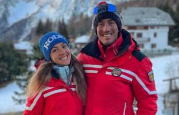 El italiano Jean Daniel Pession, de 28 años, y su novia Elisa Arlian, de 27 años, murieron mientras esquiaban en los Alpes. FOTO: REDES SOCIALES