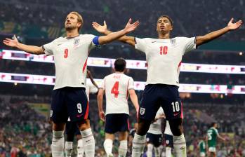 Inglaterra ya sabe lo que es jugar y ganar en el Estadio Azteca ante México. FOTO: X England