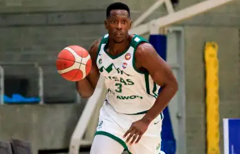El basquetbolista antioqueño Juan Diego Tello era uno de los capitanes del equipo Paisas de baloncesto. Foto: Camilo Suárez 