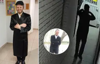 Nachum Yisrael Eber fue hallado muerto al interior de un armario en Bogotá. FOTOS: Captura de video - cortesía