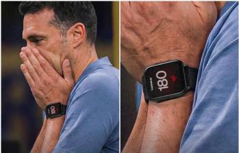 Las lágrimas y el silencio de Lionel Scaloni tras la agónica clasificación argentina ante Egipto no solo inundaron las redes sociales; también encendieron las alertas de Garmin. FOTO: Tomada de redes sociales @garminargentina.