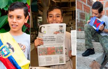 Felipe es un niño de 12 años que vive en Medellín y va en el sexto grado académico. FOTO: Esneyder Gutiérrez 