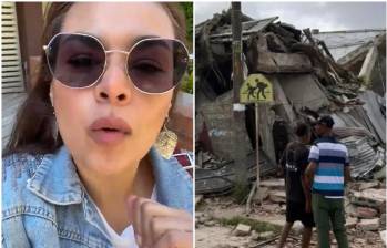 La difusión del video encendió la indignación pública en medio del despliegue humanitario por los cientos de damnificados. FOTO: Captura de video de redes sociales de @ElGatoArceArce y Gobernación del Chocó