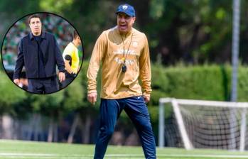 El entrenador mexicano Efraín Juárez, de 37 años, dirigió a Nacional en el clausura 2024. Lo sacó campeón. FOTOS: Pumas UNAM y EL COLOMBIANO