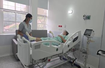 Aspecto de una de las nuevos espacios que tiene la Unidad de Quemados del San Vicente Fundación. FOTO: Cortesía