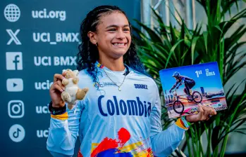 Camila “Camiflow” de La Hoz es la campeona mundial de BMX Racing en la categoría Challenger sub-12. FOTO: Instagram camiladelahoz_bmx