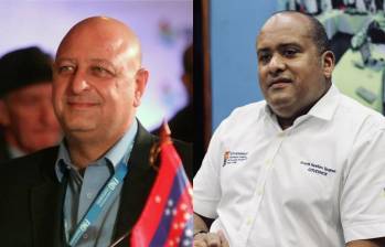 Ronald Housni Jaller y Everth Hawkins Sjogreen, de los gobernadores de ese departamento con más procesos judiciales y disciplinarios en su contra. FOTOS Colprensa y Gobernación de San Andrés