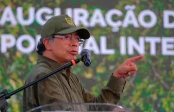 El presidente Gustavo Petro aseguró que la descertificación fue una “injusticia” y una “grosería”. FOTO COLPRENSA