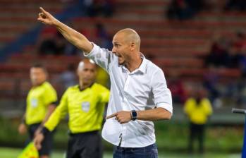 David González técnico del América de Cali que este domingo recibe al DIM, en el Pascual Guerrero, a las 8:15 de la noche, por la fecha 14 de la Liga BetPlay. FOTO EL COLOMBIANO