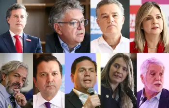 Son nueve los candidatos que conforman la Gran Consulta por Colombia. Foto: Colprensa.