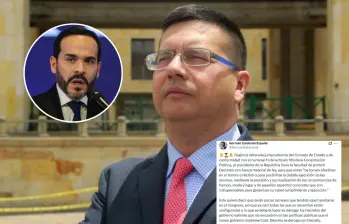 Germán Calderón España es un abogado colombiano y director designado de la Agencia Nacional de Defensa Jurídica del Estado. Foto: Colprensa/Redes sociales.