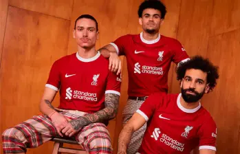 Mohamed Salah agrandó su leyenda en Liverpool gracias al tridente que integró con Núñez y Díaz. FOTO X-LIVERPOOL