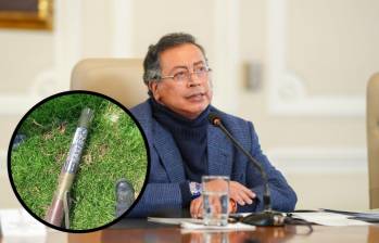 El presidente Gustavo Petro insiste en que quieren atentar contra su vida. Fotos: Colprensa y Presidencia