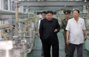 Corea del Norte mostró su planta de Uranio al mundo. Foto: AFP