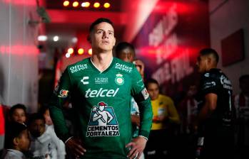 James Rodríguez, quien ha jugado 786 minutos, ha marcado dos goles y ha realizado cuatro asistencias en el León de México. FOTO X-LEÓN