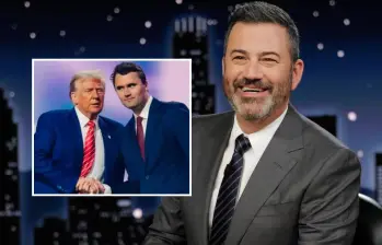 La cadena ABC, propiedad de Disney, anunció este miércoles que suspende “indefinidamente” el programa nocturno de Jimmy Kimmel, su late night. FOTO: Getty y redes sociales @charliekirk1776