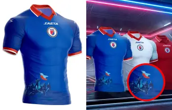 Saeta aseguró que el uniforme buscaba rendir homenaje a la historia y resiliencia del pueblo haitiano, sin intenciones políticas. FOTOS CORTESÍA