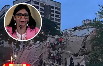 En una alocución transmitida por los medios oficiales, la presidenta encargada, Delcy Rodríguez, decretó el estado de emergencia en el país. FOTO: Colprensa y AFP