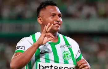 Alfredo Morelos suma 31 goles en 89 presencias con Atlético Nacional. Foto: Manuel Saldarriaga Quintero