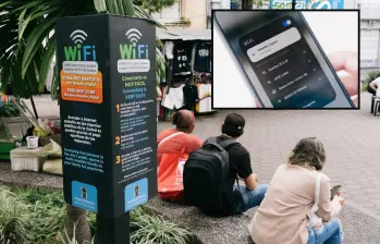 Estos tótems identifican las zonas donde hay WIFI gratis administrado por el Distrito. FOTO: Cortesía.