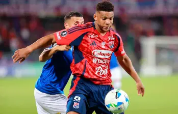 El lateral izquierdo Frank Fabra es una de las figuras del Medellín en lo que va del primer semestre del 2026. Fue el último refuerzo que confirmó El Poderoso. Foto: Manuel Saldarriaga