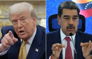 El presidente de Estados Unidos, Donald Trump, ordenó detener todo acercamiento con su par venezolano, Nicolás Maduro. FOTOS: GETTY - Agencia XINHUA