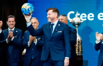 El paraguayo Alejandro Domínguez estará al frente del organismo rector del fútbol desde 2013 FOTO: Tomada de X @CONMEBOL