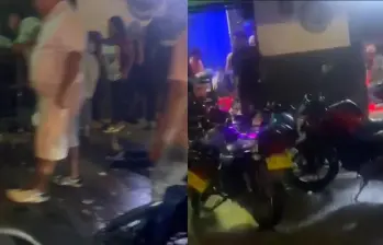 Imágenes de los momentos después de la masacre. FOTO: CAPTURAS DE VIDEO/ X