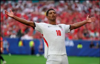 Jude Bellingham es uno de los goleadores del Real Madrid en el Mundial 2026. FOTO: X England