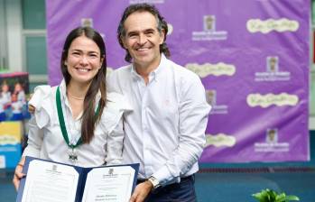 Proantioquia recibió una especial reconocimiento por parte de la Alcaldía de Medellín. FOTO: Alcaldía de Medellín 