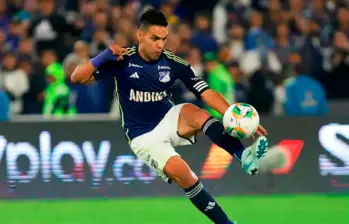 Falcao García, de 39 años, suma 12 goles con Millonarios desde que llegó en agosto de 2024. FOTO: COLPRENSA