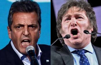 Argentina elegirá presidente este domingo entre el ministro de Economía peronista, Sergio Massa, y el líder libertario y ultraderechista Javier Milei. FOTO: GETTY IMAGES
