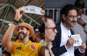 Abelardo De la Espriella aventajó a Iván Cepeda con 250.820 votos. FOTO: Colprensa
