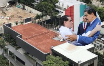 El presidente de Venezuela, Nicolás Maduro, ha recibido este miércoles en el Palacio de Miraflores al empresario colombiano Alex Saab, liberado por Estados Unidos. FOTOS: Fiscalía y Colprensa